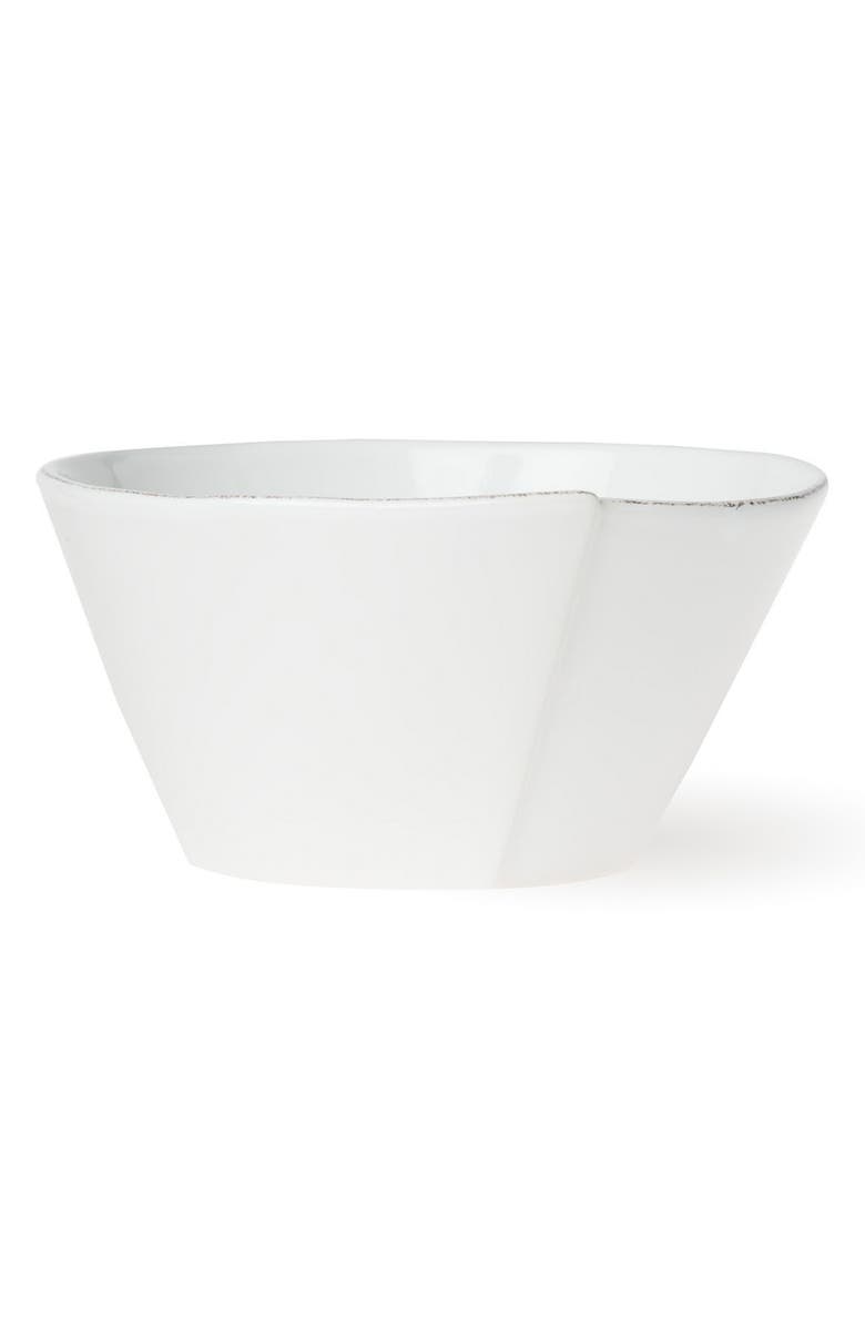 VIETRI Lastra Serving Bowl, Main, color, White