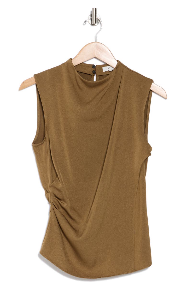 A.L.C. Amira Sleeveless Top, Alternate, color, Aged Bronze