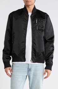 Palm Angels Curved Logo Bomber Jacket