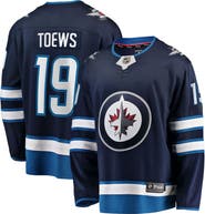 FANATICS Men's Fanatics Jonathan Toews Navy Winnipeg Jets Home Breakaway Jersey