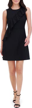 Eliza J Ruffle A-Line Dress