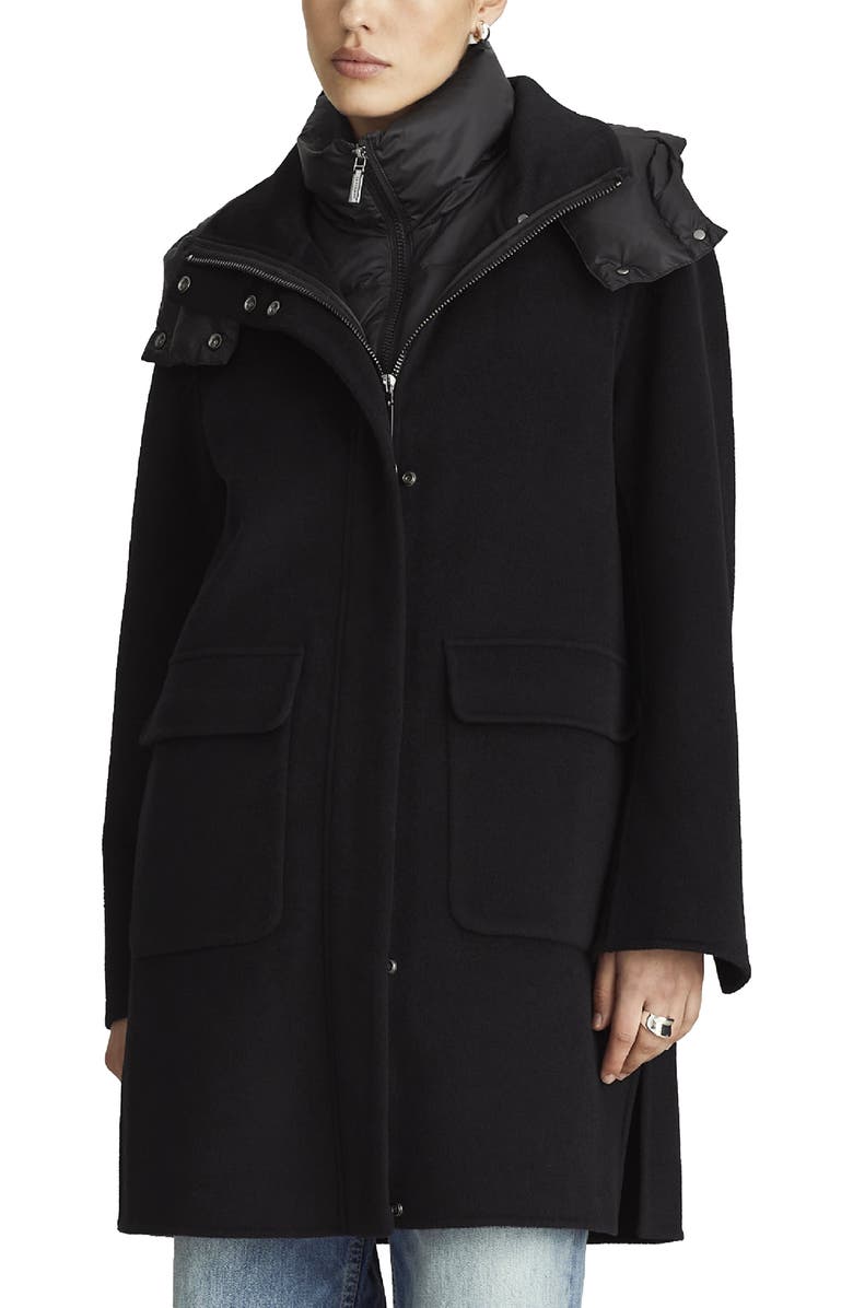 Dawn Levy Bristol 3-in-1 Coat, Main, color, Black