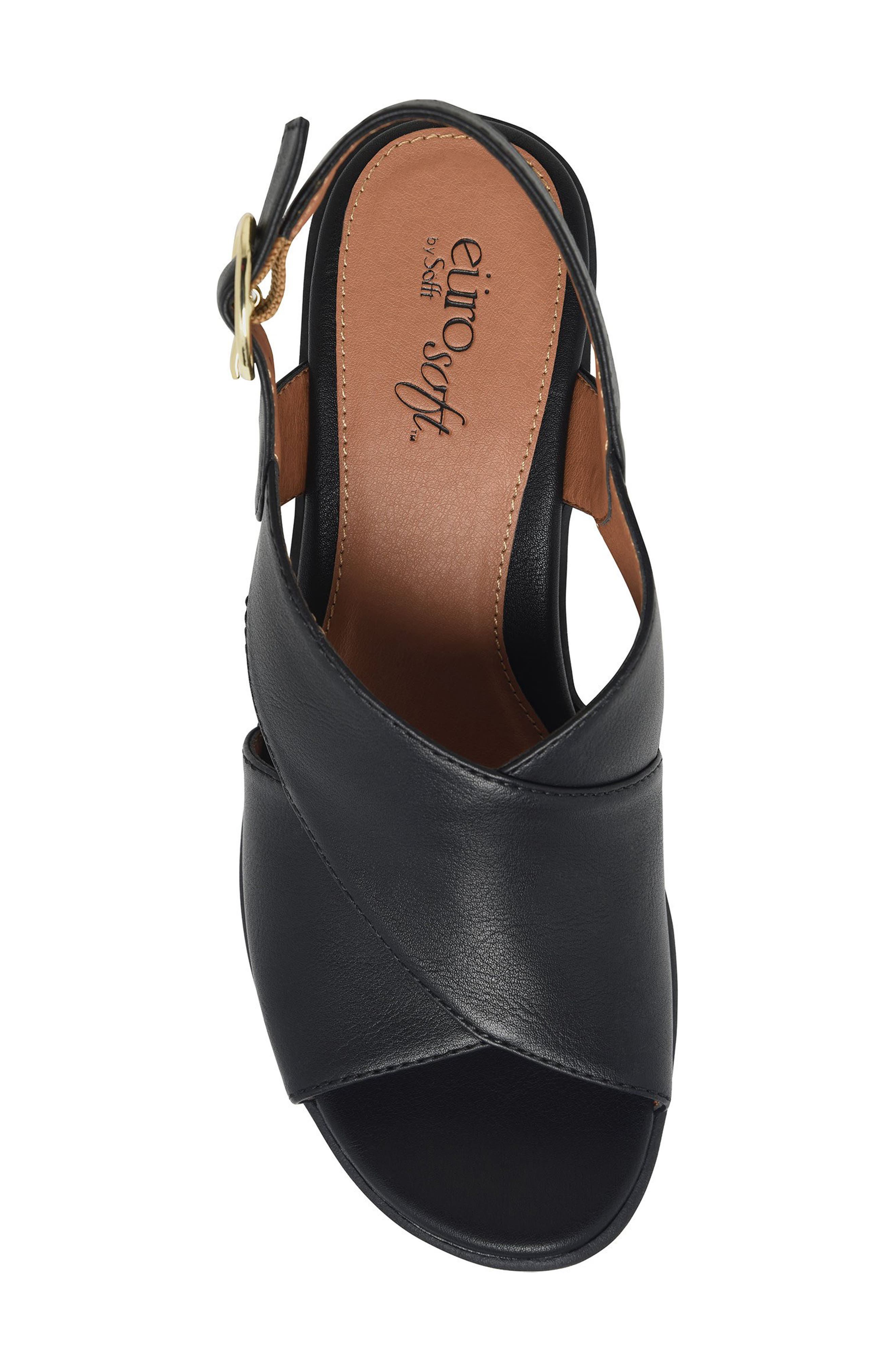 EUROSOFT Kylie Slingback Sandal, Alternate, color, Black