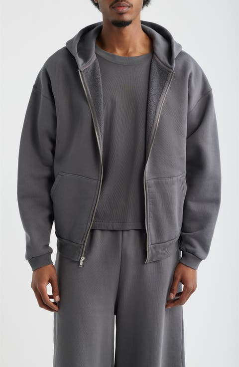 Core Oversize Terry Full Zip Hoodie