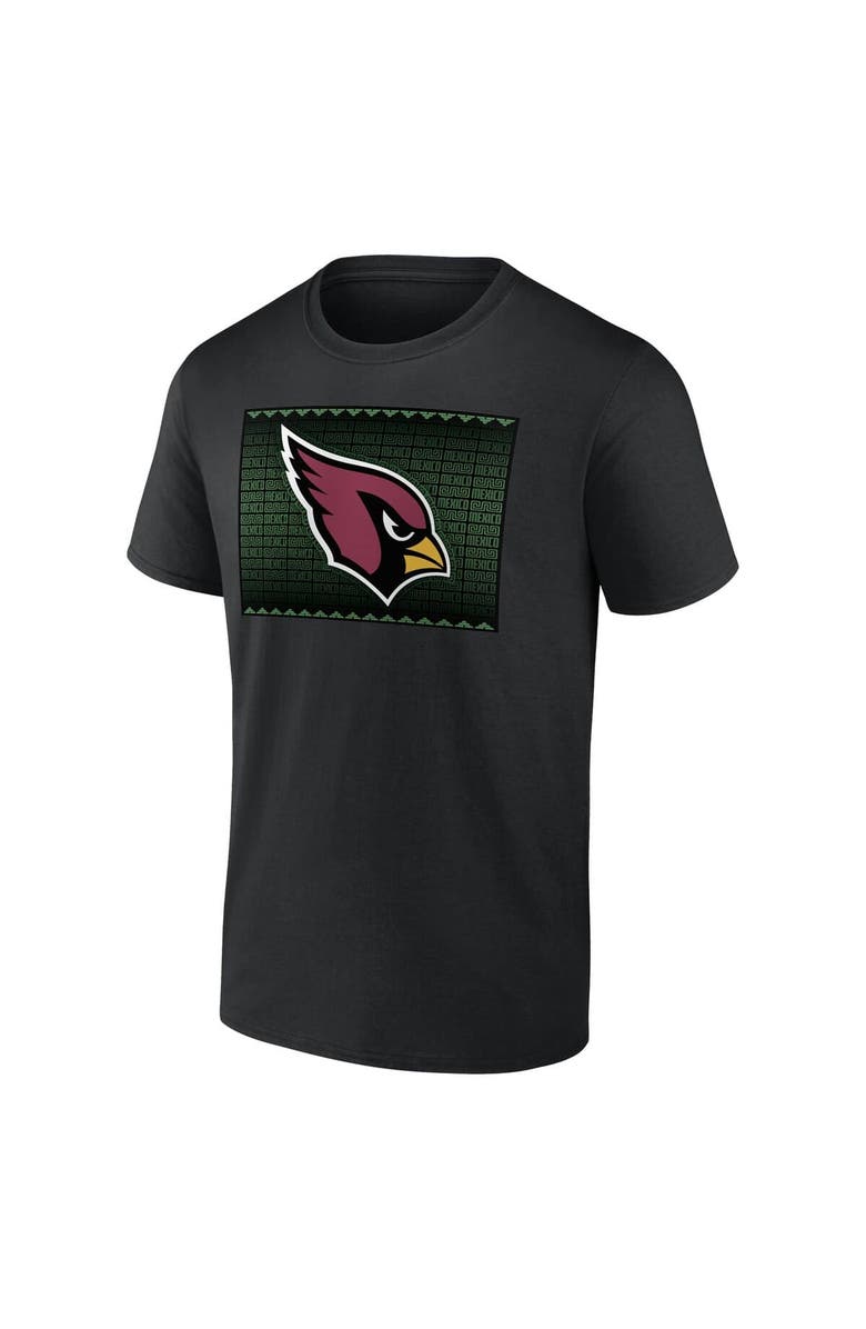 FANATICS Men's Fanatics  Black Arizona Cardinals 2022 Mexico City Game Team Logo T-Shirt, Alternate, color, 