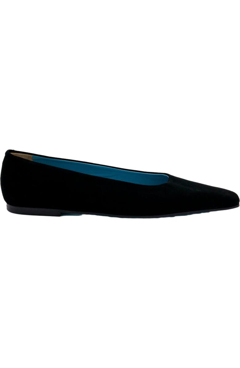 Valentina Rangoni Giunone Casual Flat, Alternate, color, Black