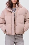 MANGO TEEN Hooded Puffer Jacket