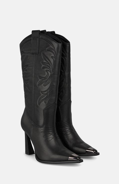 Metallic Toe Boot
