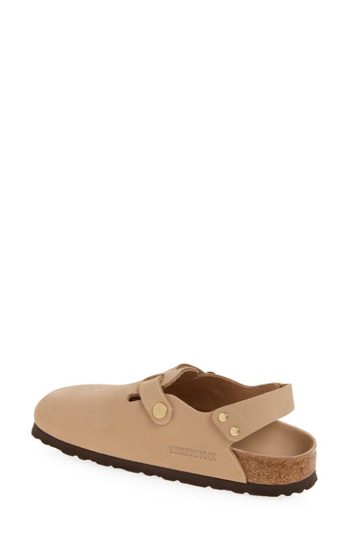 Birkenstock Beige Suede Tokio Ii Slippers In Sandcastle