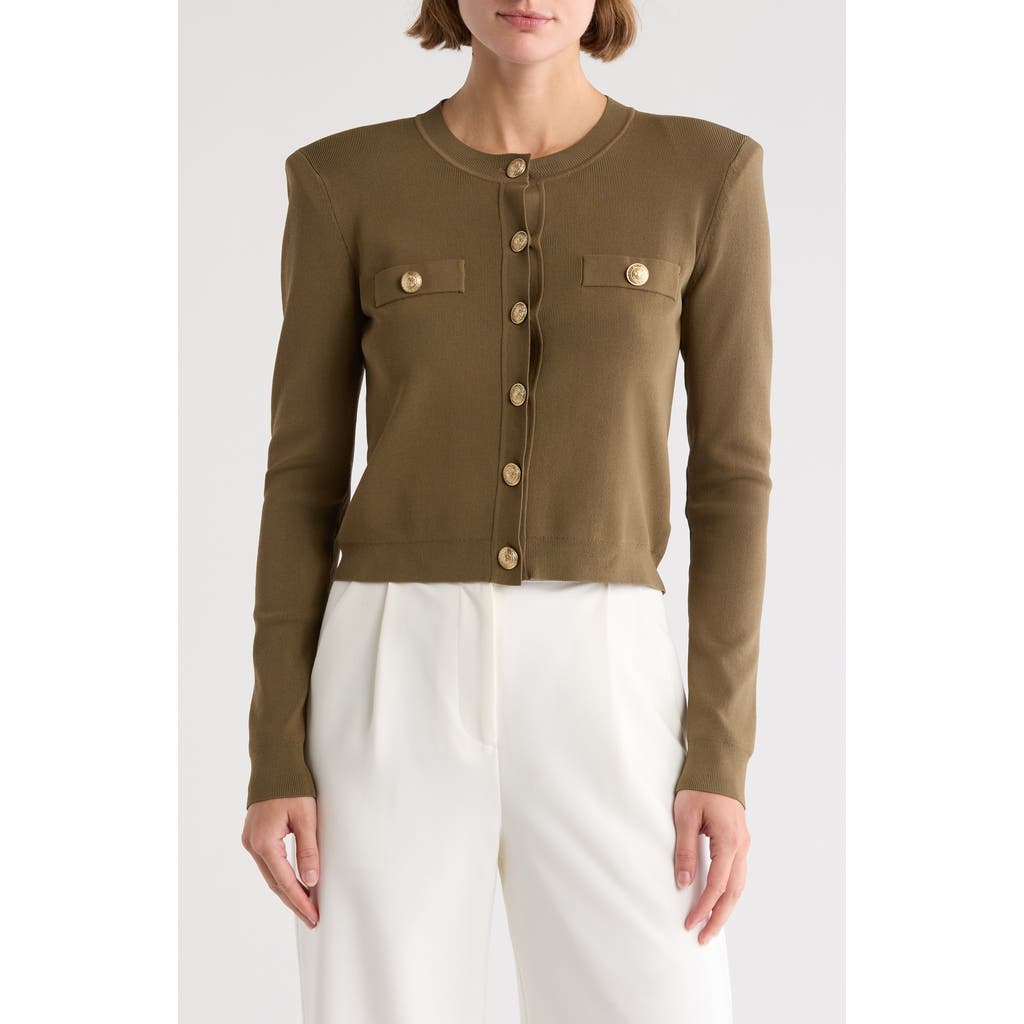 Shop L Agence L'agence Toulouse Crewneck Cardigan