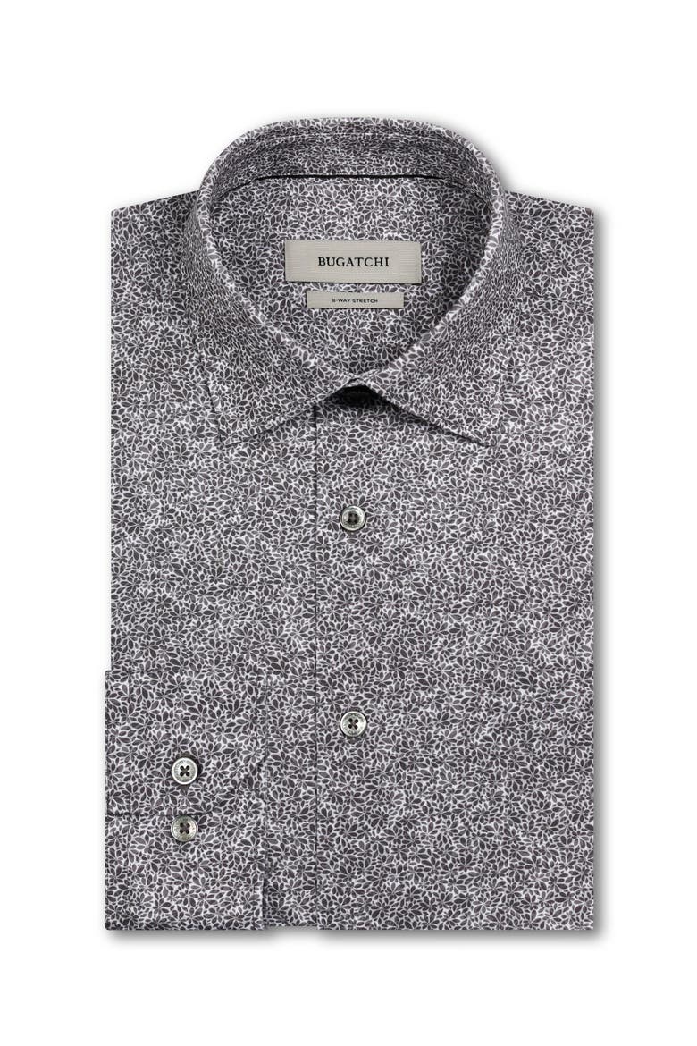 James OoohCotton® Floral Print Button-Up Shirt, Alternate, color, GRAPHITE