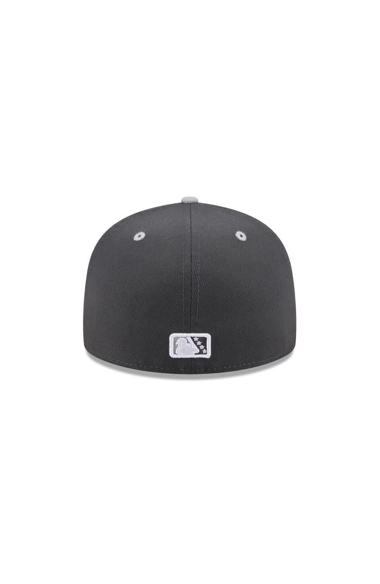 New Era Men's New Era  Charcoal Knoxville Smokies Theme Nights 59FIFTY Fitted Hat, Alternate, color, 