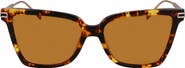 FERRAGAMO Gancini 56mm Butterfly Sunglasses