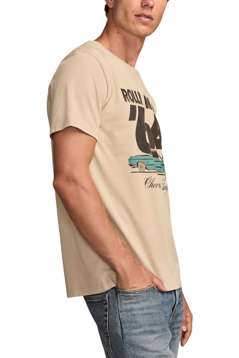 '64 Chevy Impala Cotton Graphic T-Shirt, Alternate, color, FEATHER GRAY