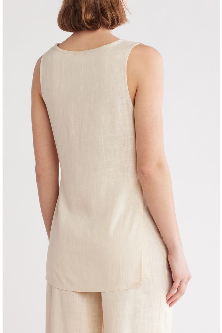 Delilah Open Side Sleeveless Top, Alternate, color, TAPIOCA