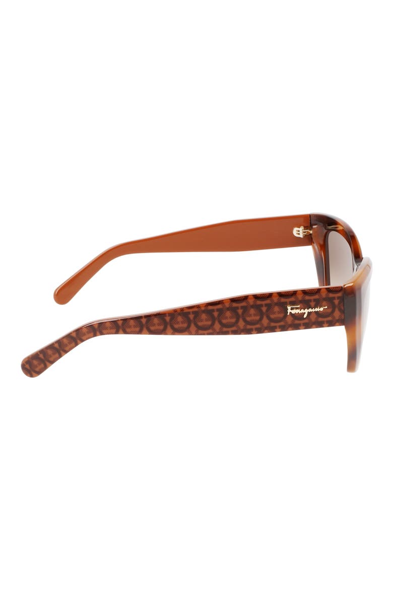 Gancini 54mm Rectangular Sunglasses, Alternate, color, CLASSIC TORTOISE