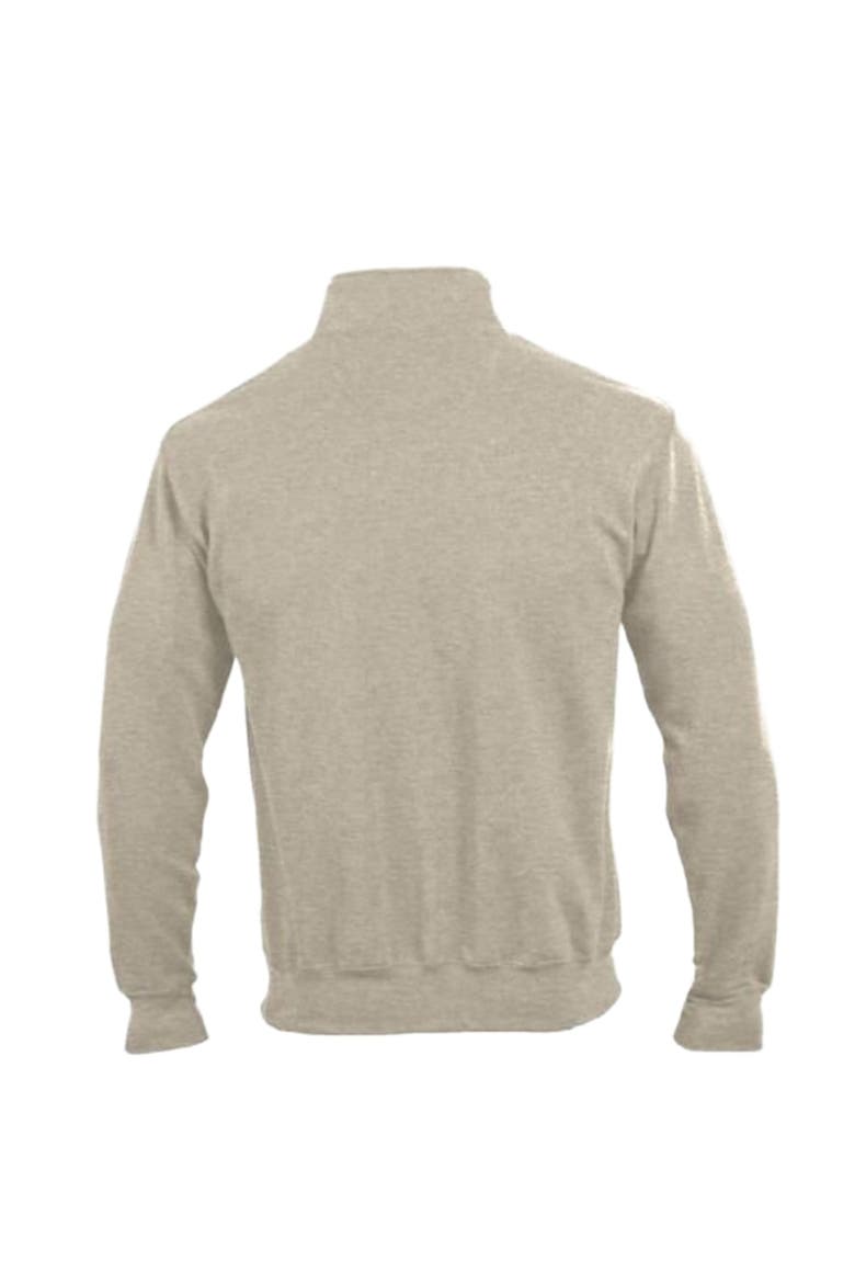 Men's Champion  Cream Hawaii Rainbow Warriors Established Date Quarter-Zip Pullover, Alternate, color, Cream