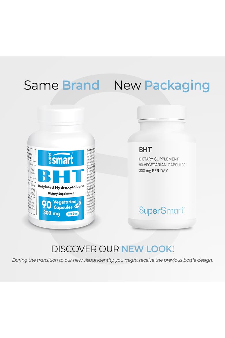 BHT Supplement 300mg per Day, Alternate, color, None