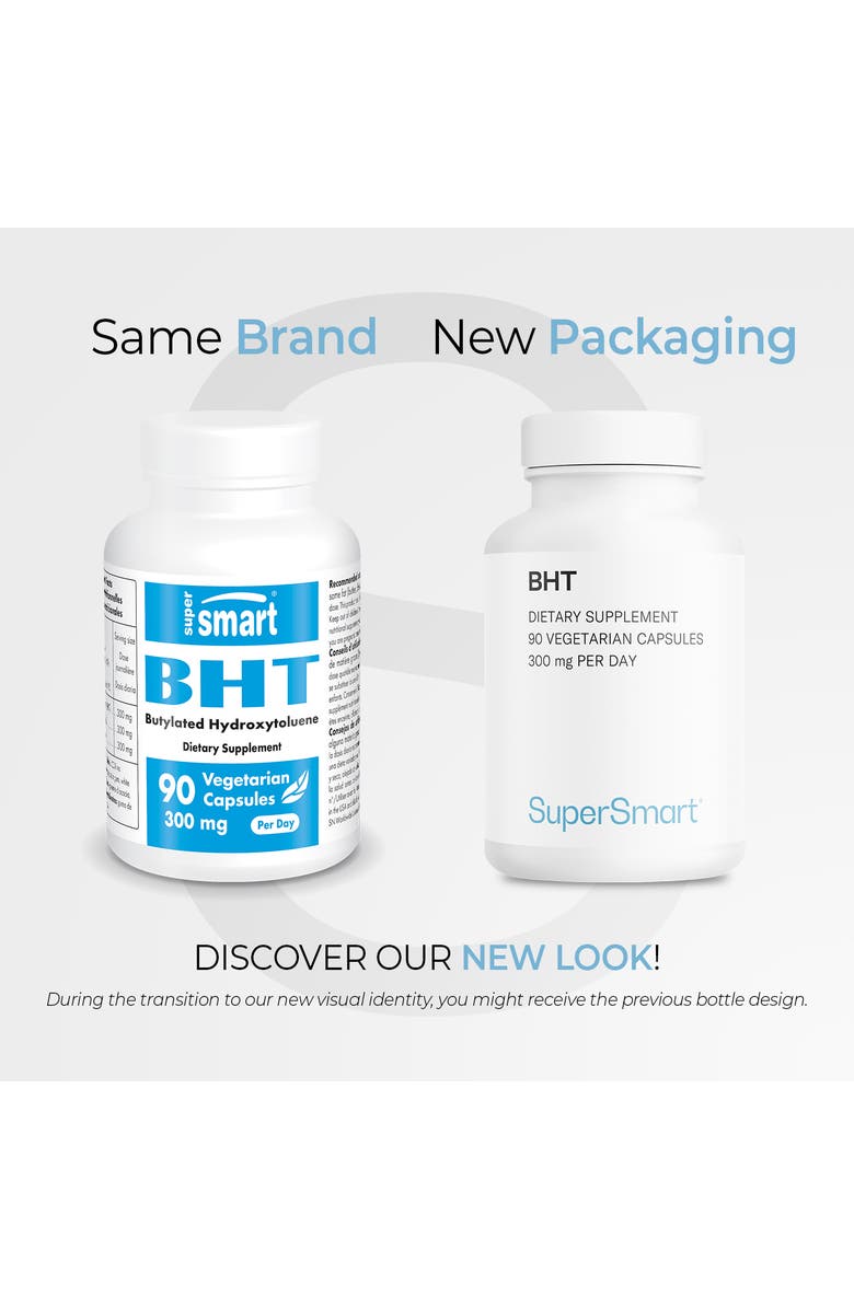 SuperSmart BHT Supplement 300mg per Day, Alternate, color, NO COLOR