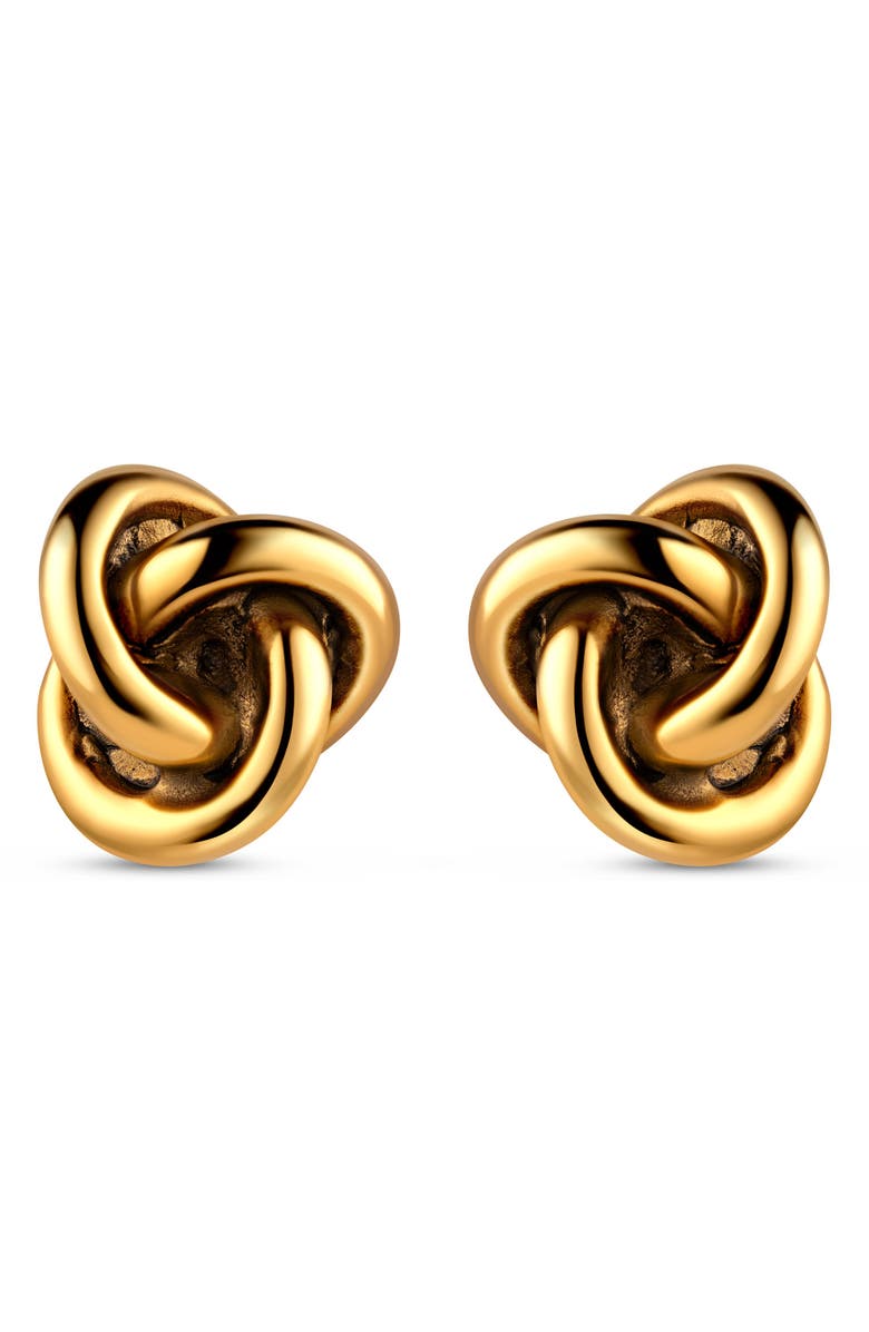CHRISTINA CARUSO Love Knot Stud Earrings, Alternate, color, 14K Gold