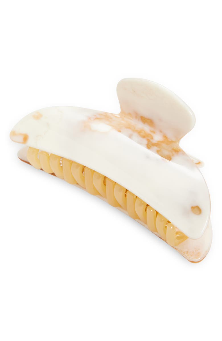 MACHETE Midi Heirloom Claw Clip, Main, color, Dune