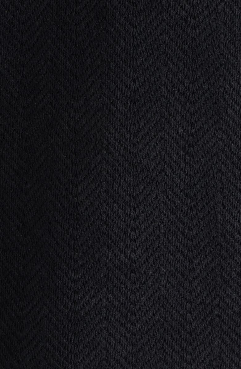 Open Edit Knit Johnny Collar Polo, Alternate, color, Black