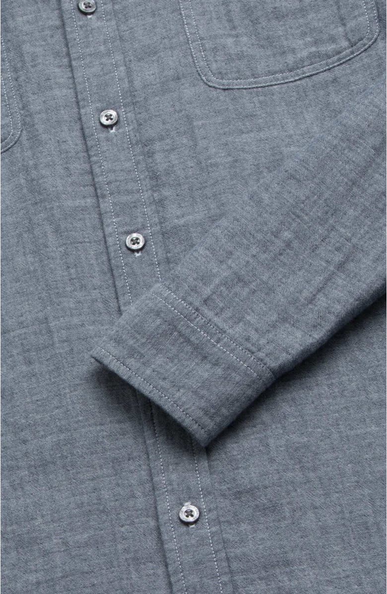 Surfside Supply Co. Zhu Double Gauze Shirt, Alternate, color, Navy