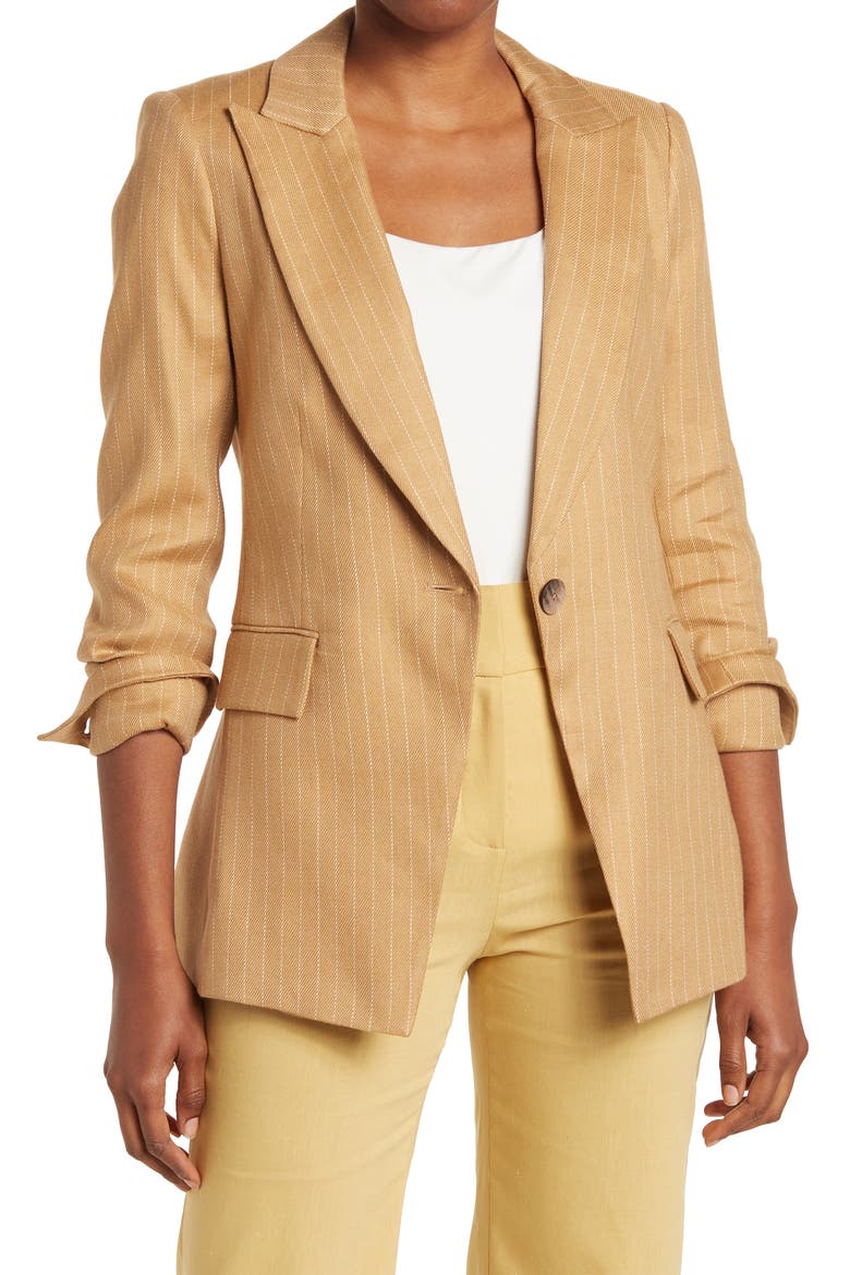Long and Lean Dickey Jacket, Main, color, CAMEL