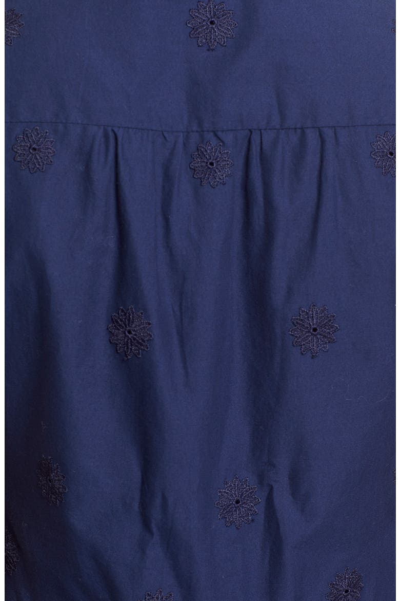 'Kit' Embroidered Shirtdress, Alternate, color, MIDNIGHT