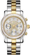 JBW Laurel Bracelet Chronograph Watch, 38mm