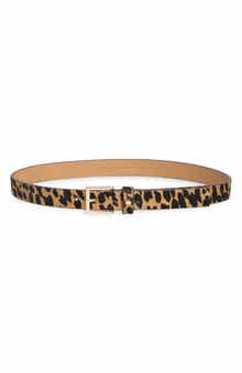 genuine calf hair belt