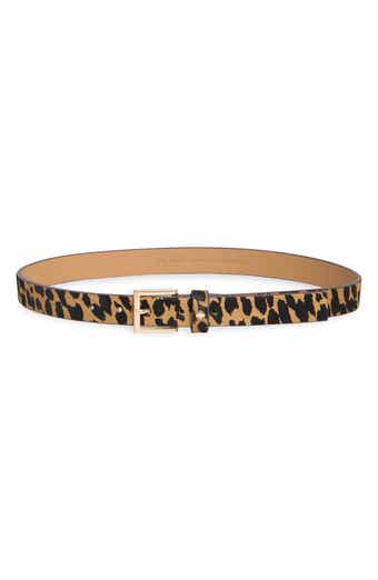 genuine calf hair belt