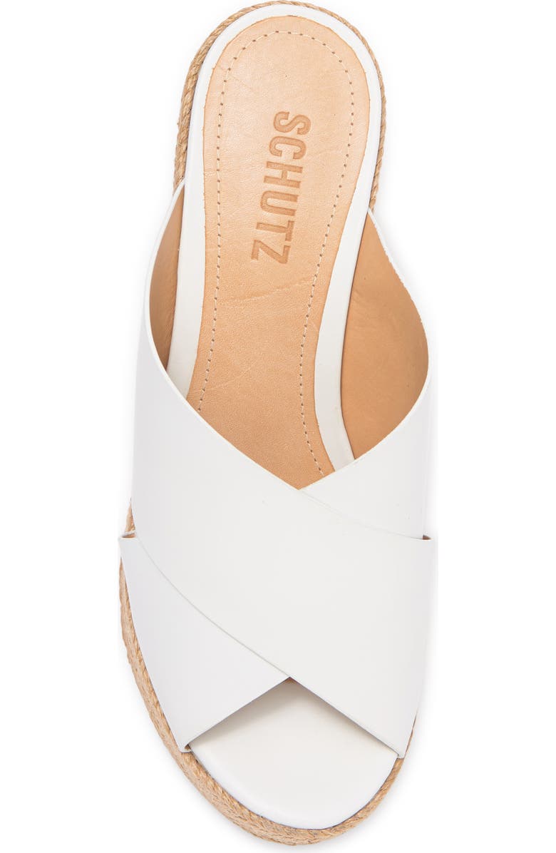 Schutz Lora Platform Espadrille Mule Sandal, Alternate, color,