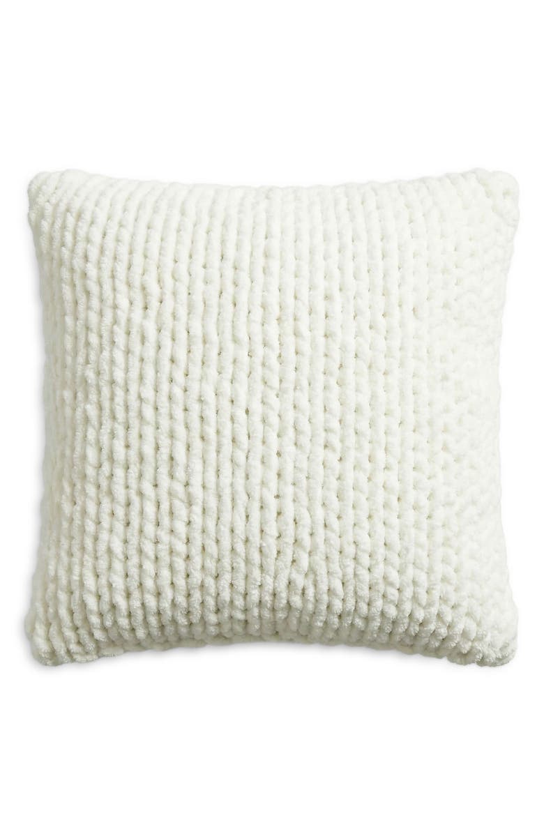 Sunday Citizen Snug Loose Knit Throw Pillow, Main, color, 