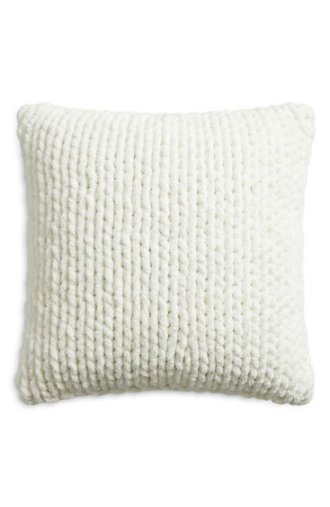 Snug Loose Knit Throw Pillow