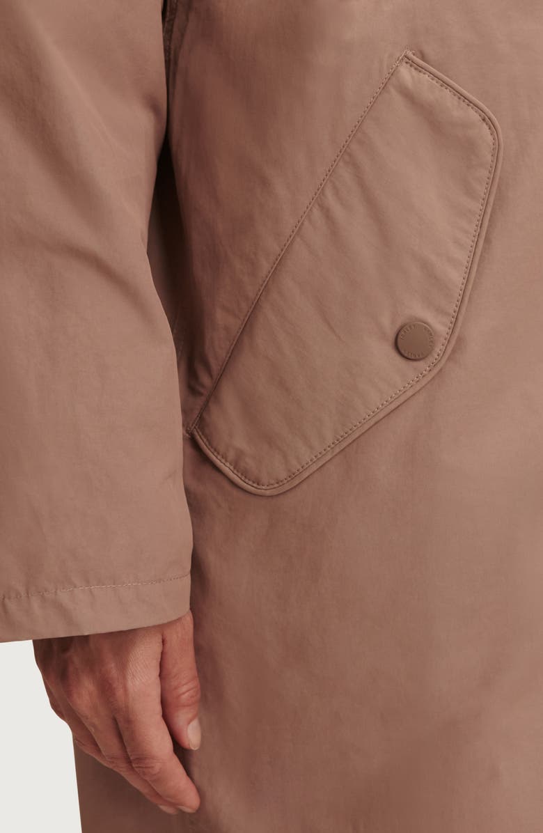 Varley Isla Lightweight Long Jacket, Alternate, color, Brownie