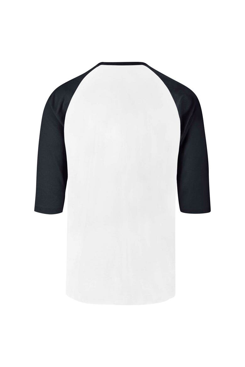 Men's '47 Cream Kansas City Royals City Connect Crescent Franklin Raglan Three-Quarter Sleeve T-Shirt, Alternate, color, Cream