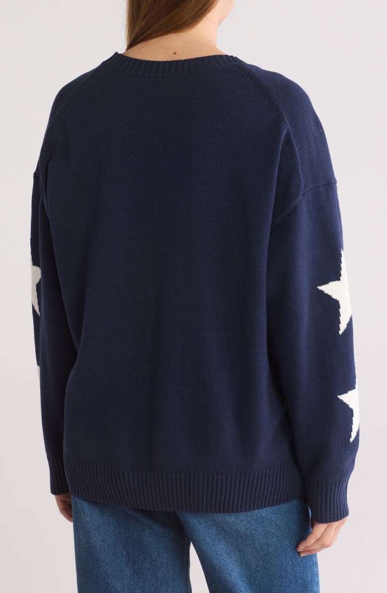 Abound Hearts Sweater, Alternate, color, 