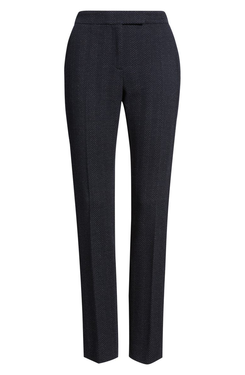 BOSS Tapria Tweed Pants, Alternate, color, Sky Captain Herringbone