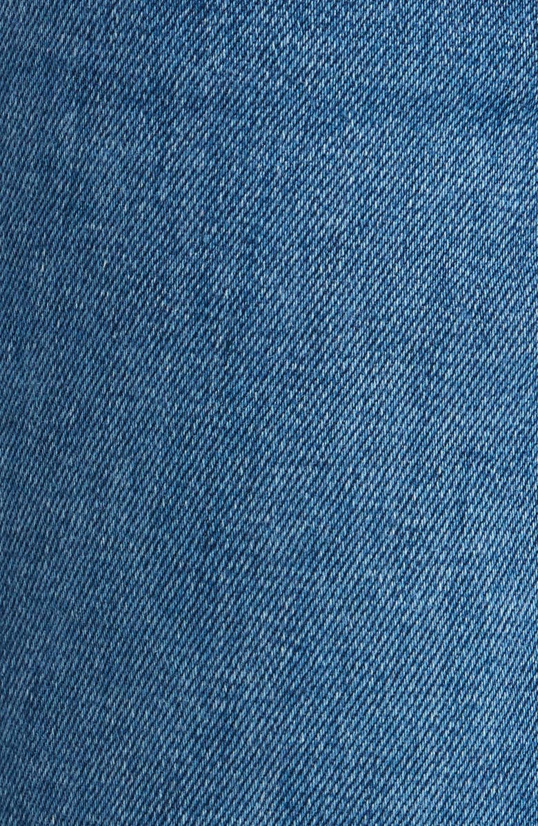 PAIGE Anessa Twisted Seam Raw Hem High Waist Ankle Wide Leg Jeans, Alternate, color, Hollyhock