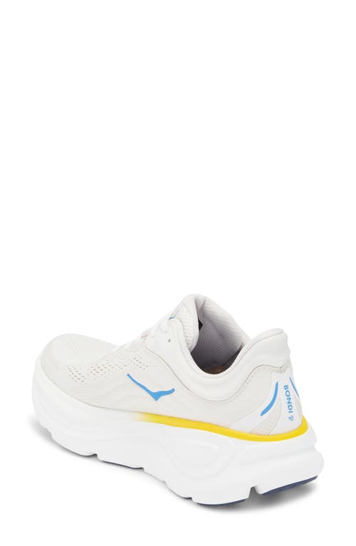 Hoka Bondi 9 Running Shoe In White