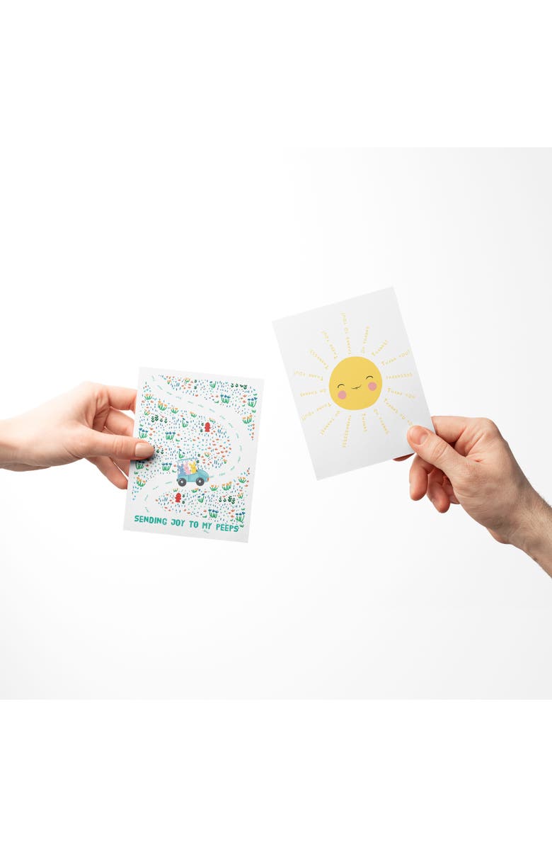 Ramus & Co Easter Assorted Greeting Card Pack (3ct) "Peeps, Easter Carrots, Sunny Thanks", Alternate, color, Multi-Pack