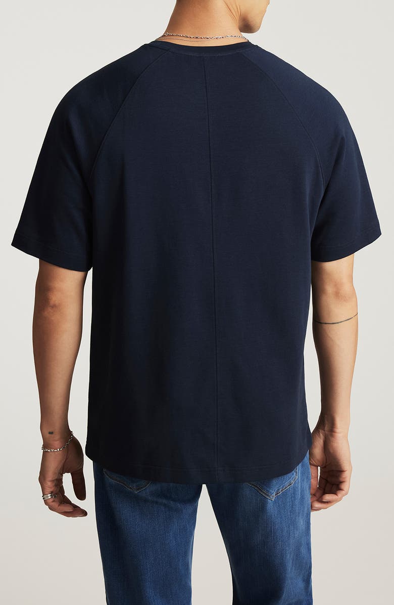 Mavi Jeans Cotton Blend Crewneck T-Shirt, Alternate, color, Total Eclipse