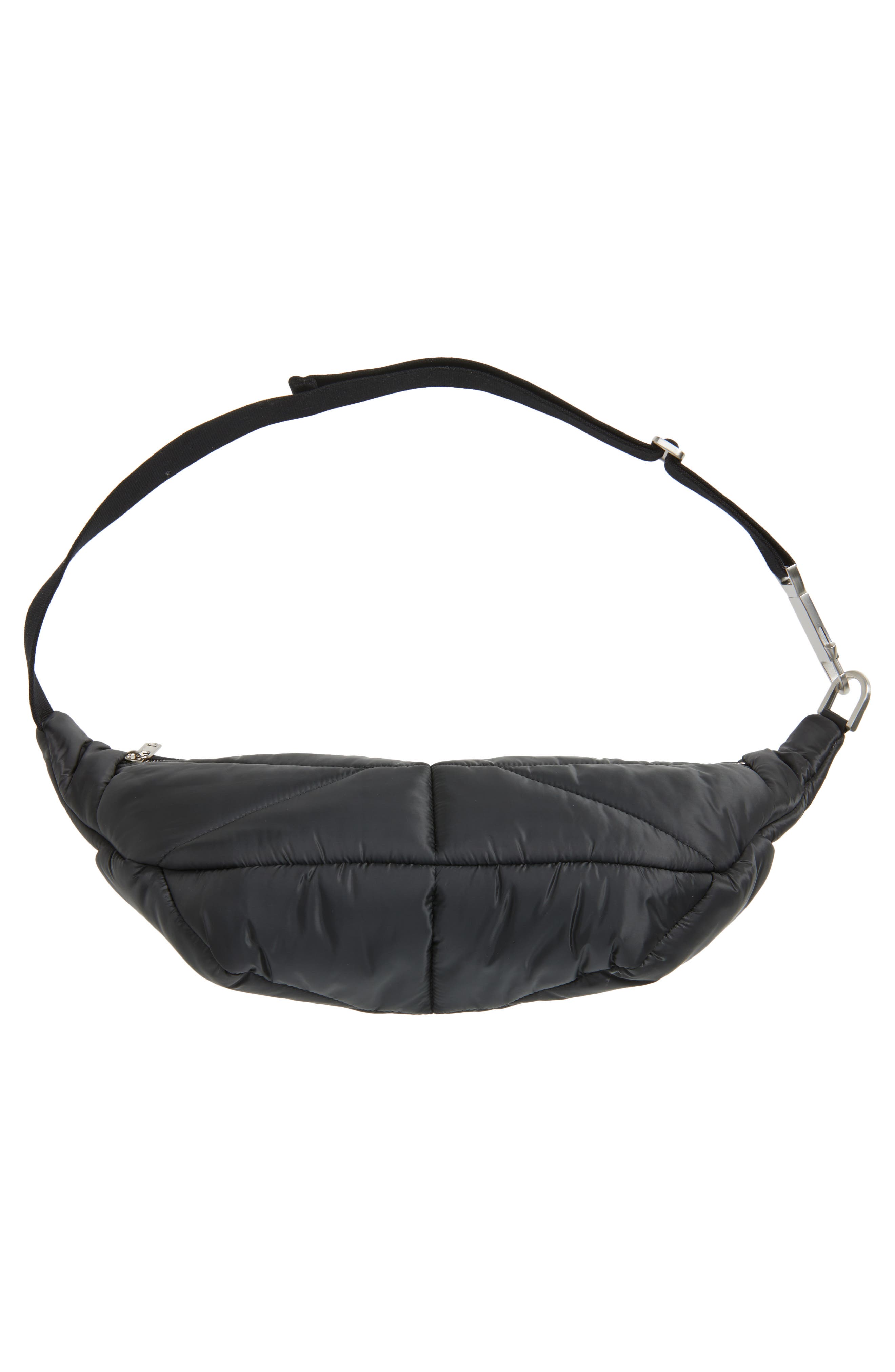 Moncler x Rick Owens Belt Bag, Alternate, color, Black