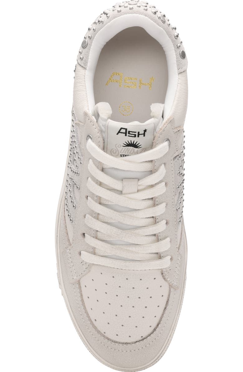 Ash Moonlight Stud Sneaker, Alternate, color, Beige/ White/ Grey