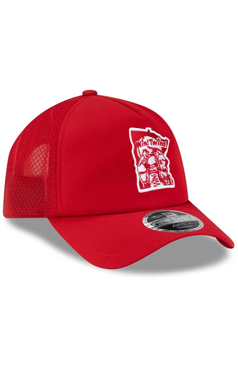 New Era Men's New Era Red Minnesota Twins 2026 Batting Practice Alternate Apex 9FORTY Adjustable Hat, Alternate, color, Red