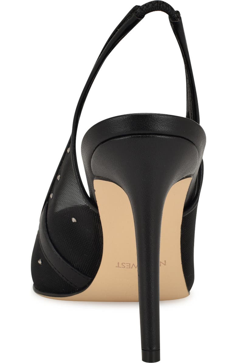 Nine West Feather Rhinestone Mesh Pump, Alternate, color,