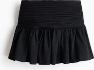 H&M Ruched-waist Mini Skirt