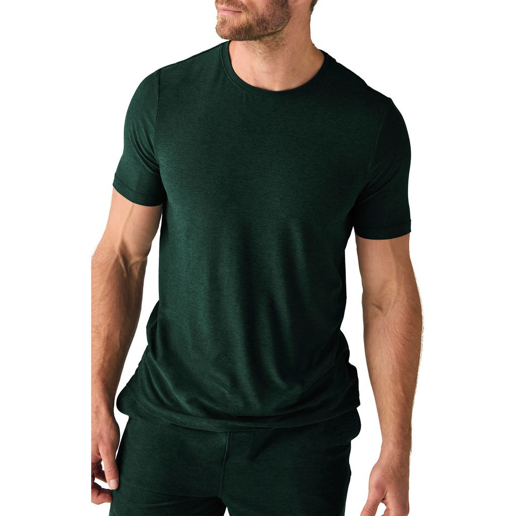 Beyond Yoga Always Beyond 2.0 T-Shirt in Dark Spruce Green Heather