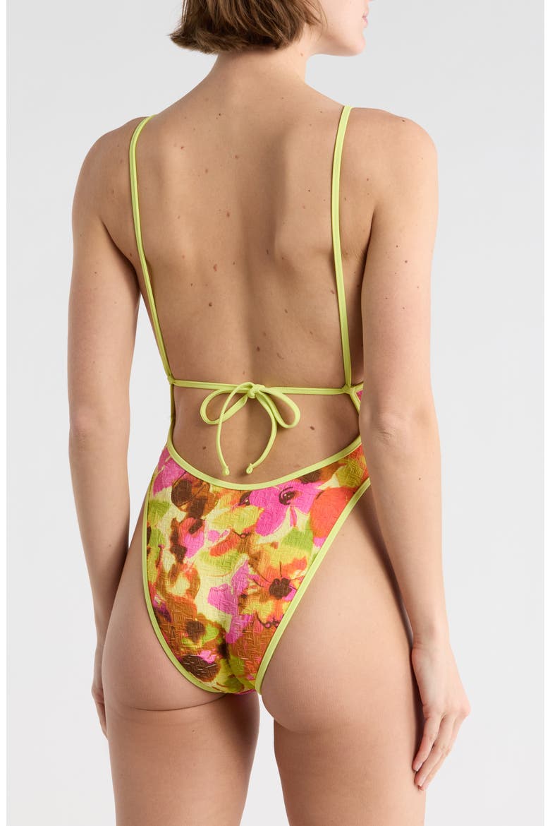 Printed Amber One-Piece Swimsuit, Alternate, color, PINK COMBO